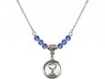  Communion Medal Birthstone Necklace Available in 15 Colors 