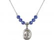  Matrimony Medal Birthstone Necklace Available in 15 Colors 