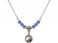  Shell Medal Birthstone Necklace Available in 15 Colors 