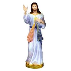  Jesus of Divine Mercy Statue in Indoor/Outdoor Vinyl Composition, 24\"H 