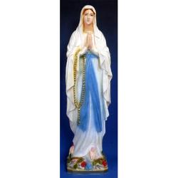  Our Lady of Lourdes Statue - Indoor/Outdoor Vinyl Composition, 24\"H 