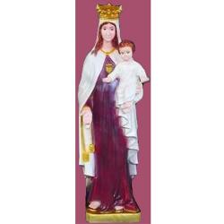  Our Lady of Mount Carmel Statue in Indoor/Outdoor Vinyl Composition 