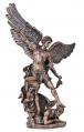  St. Michael the Archangel Statue - Cold Cast Bronze, 14.5"H 