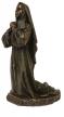  St. Bernadette Statue Hand-Painted in Cold Cast Bronze, 6"H 