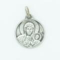  Sterling Silver Medium Round Our Lady Of Czestochowa Medal 