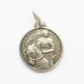 Sterling Silver Medium Round Saint Joan Of Arc Medal 