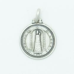  Sterling Silver Medium Round Our Lady Of Loreto Medal 