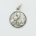  Sterling Silver Medium Round 1saint Communion Medal 
