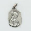  Sterling Silver Medium Ornate Mary Medal 