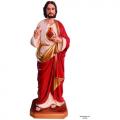  Sacred Heart Statue in Resin/Marble Composite - 44"H 