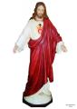  Sacred Heart Statue in Resin/Marble Composite - 60"H 