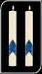 Serenity Paschal Candle 3" x 36" 