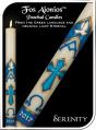  "Serenity" Fos Aionios Paschal Candle (1 15/16" to 4" dia) 