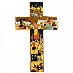  \"Women\'s\" Wood Cross from El Salvador (7\", 12\", 20\") 