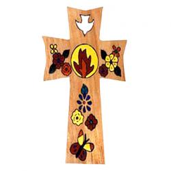  Confirmation Holy Spirit/Dove Cross from El Salvador (5\") 