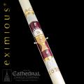  The "Twelve Apostles" Eximious Paschal Candle 3-1/2 x 48, #15sp 