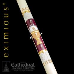  The \"Twelve Apostles\" Eximious Paschal Candle 3-1/2 x 48, #15sp 