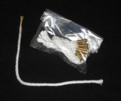  Replacement Wicks for Refillable Candles 7/8\' and 6\" Only (7/pk) 
