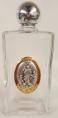  Our Lady Untier of Knots Large Glass Holy Water Bottle 