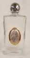  Our Lady of Lourdes Large Glass Holy Water Bottle 