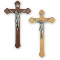  Crucifix in Walnut or Beech Wood for Church & Home (18") 