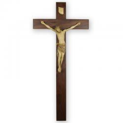  Crucifix in Walnut Wood for Church & Home (28\") 