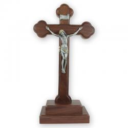  Walnut Standing Crucifix (11\") 