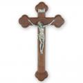  Crucifix in Walnut Wood for Church & Home (11") 