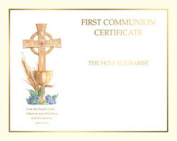  Spiritual Create Your Own Communion Certificate 