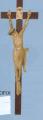  Wood Carved Crucifix for Home or Church - 18" Ht 