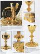  Gothic Motif w/6 Apostles Medallions Chalice & Scale Paten w/Ring 