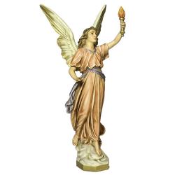  Angel of Light Right Statue in Fiberglass, 45\"H 