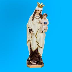  Our Lady/Madonna w/Child Statue in Fiberglass, 65\"H 