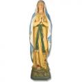  Our Lady of Lourdes Statue in Fiberglass, 71"H 