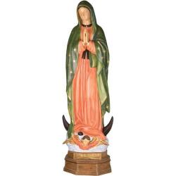  Our Lady of Guadalupe Statue in Fiberglass, 53\"H 
