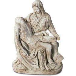  Pieta Statue in Fiber-Stone, 28\"H 