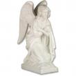  Adoration Kneeling Angel Praying w/Crossed Arms Statue in Fiberglass, 25"H 
