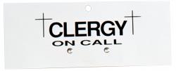 \"Clergy On Call\" Sign (12 pc) 