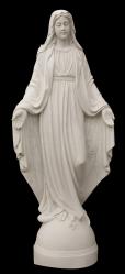  Our Lady of Grace Statue in Masha Marble, 60\" & 72\"H 