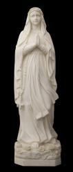  Our Lady of Lourdes Statue in Hunan Marble, 60\" - 72\"H 