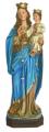  Our Lady of the Rosary Statue in Alabaster, 11"H 