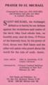  "Prayer to Saint Michael Prayer" Leaflet (Paper/100) 