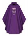  Purple Gothic Chasuble - Roll Collar - Dupion or Lucia Fabric 