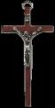  5 1/8" Wood & Metal Crucifix for Home (2 pc) 