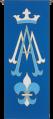  Blue Tapestry/Banner - Marian - 47" 