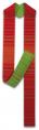  Red/Green Reversible Stole - Melchior Fabric 