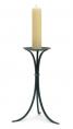  Tall Altar Candlestick - Wrought Iron 