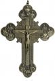  Apostles Metal Crucifix - 11 1/3" Ht 