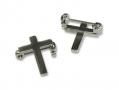  Clergy Cross Lapel Pin (2 pc) 