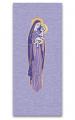 Light Blue Marian Ambo/Lectern Cover 